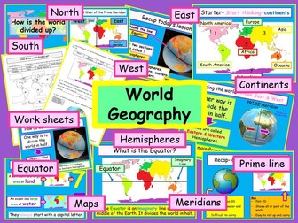 World Geography Hemispheres & Prime Meridian