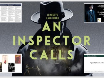 An Inspector Calls - complete SoW with 125+ slides, activities and worksheets included