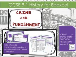 Edexcel GCSE C& Punishment :L18Why was transportation used as a punishment in the period 1600-1850?