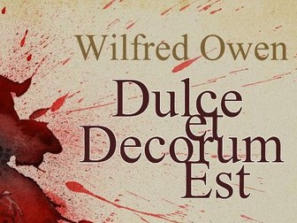 Dulce et Decorum Est - Poetry Analysis Lesson