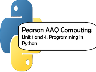 Pearson AAQ Computing- Unit 1 and Unit 4