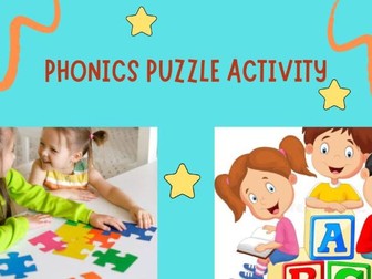 Phonics puzzle activity