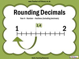 Rounding Decimals - Year 4 | Teaching Resources