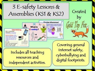 Three Internet Safety Assemblies and Lessons (KS1 and KS2)