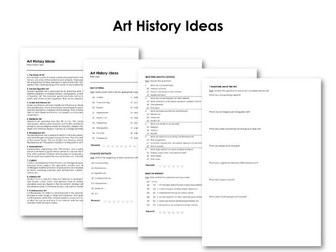 Art History Ideas