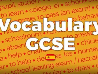 Spanish GCSE - Vocabulary list (AQA New Specification 8698)