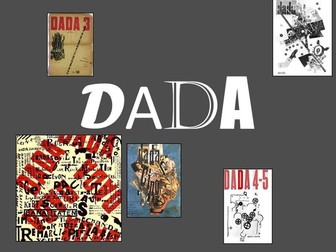 Dada lesson - Imagination exercise, questions and PowerPoint