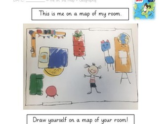 Me on the Map - Create a Map EYFS