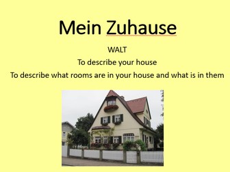 Mein Zuhause AQA GCSE German