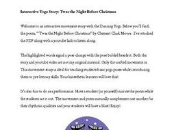 Interactive Yoga Story: 'Twas the Night Before Christmas