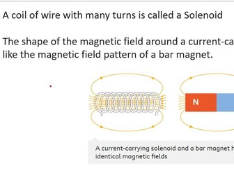 Electromagnets and Electromagnetism and the Motor Effect