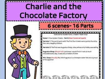Charlie and the Chocolate Factory Readers’ Theater Script Simplified ESL| Gr 3-7
