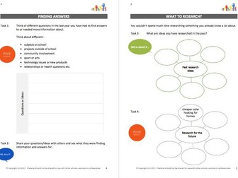 RESEARCH & PRESENT IT (3) - RESEARCH SKILLS MAKING SENSE workbooklet