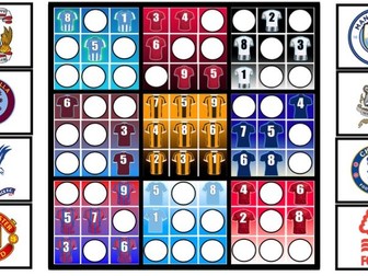 Football Sudoku - Interactive Whiteboard Game