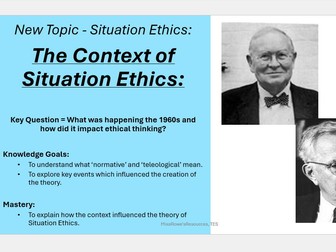 Situation Ethics AQA A Level Topic