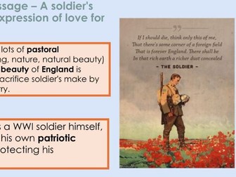 The Soldier Poem Analysis
