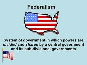 US Federalism.  Overview Notes of each phase.  Exam Questions and answers - Self Assessment Exercise