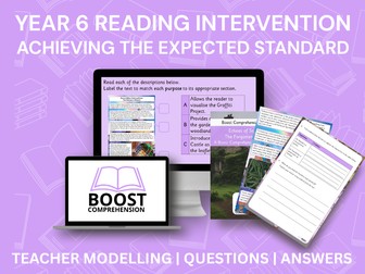 Year 6 Reading SATs Intervention – Expected Standard