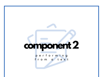 Eduqas Drama Component 2 Knowledge Book