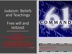 Judaism Free Wll and Mitzvot