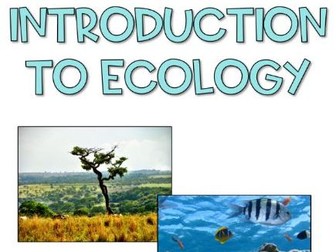 Introduction to Ecology - No prep lesson
