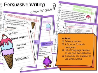 Persuasive Writing/Discursive Essay