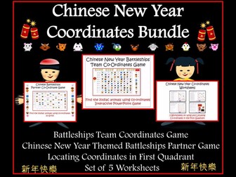 Chinese New Year Maths' Co-ordinates