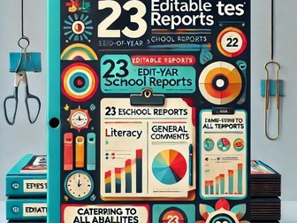 Whole class end of year reports FS2/Reception