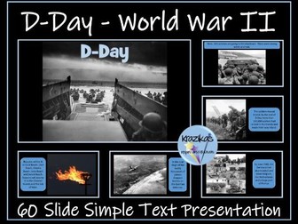 D-Day Simple Text Presentation