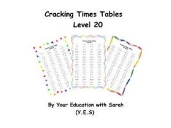 Cracking Times Tables - Level 20