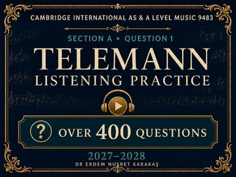 Telemann Listening Practice App – Cambridge International AS & A Level Music 9483 (2027–2028) v1.0