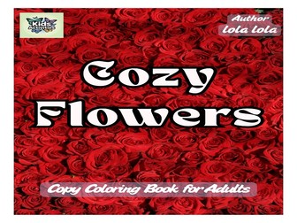 Cozy Flowers Copy Coloring Book