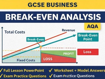 “GCSE Business Break-Even Analysis FULL LESSON + Exam Practice | AQA”