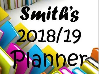 A4 Teacher's Planner (Fully Editable) - Updated for 2018