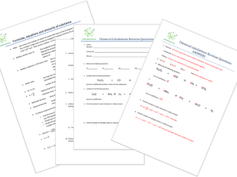 A level and IB Chemical Calculations revision