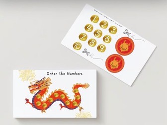 Order the Numbers - Chinese Dragon