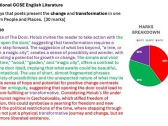 The Door by Miroslav Holub - Lesson PPT