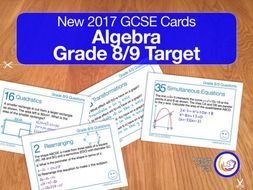 Algebra - New 9-1 GCSE Maths Grade 8/9 target
