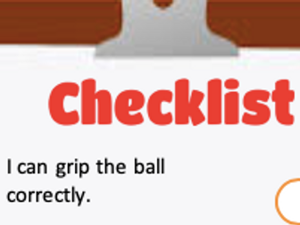 Cricket Bowling Check-list Self Assess card