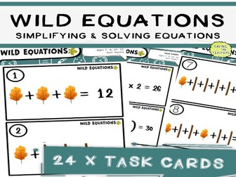 Algebra: Simplifying and Solving Wild Equations