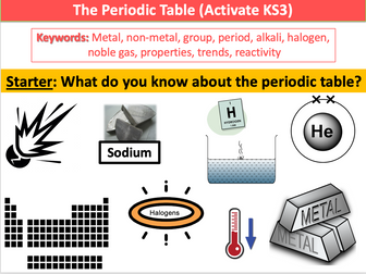 The Periodic Table (Activate KS3)