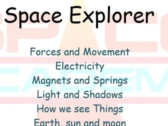 KS2 Primary Science curriculum (Theme topics) - Starter pack