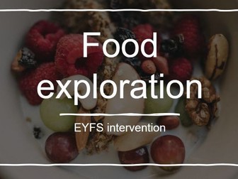 Food exploration group ideas