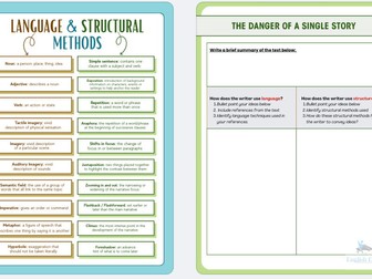 Edexcel IGCSE English Language Question 4: Language and Structure Analysis Guide