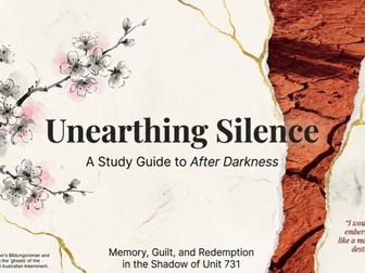 After Darkness by Christine Piper Full Teaching Unit Scheme of Work Assessment