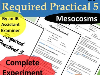 IB Biology Required Practical 5: Mesocosms