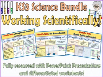 Working Scientifically KS3 Science Bundle