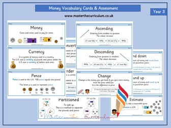 Year 3- Money Vocabulary Cards