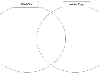 Stone Age and Ancient Egypt comparison activity