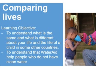 Comparing our lives to elsewhere - EYFS - WaterAid